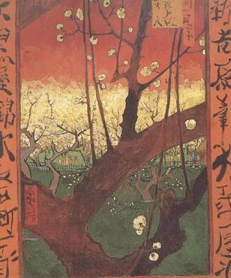 Vincent Van Gogh japonaiserie:Flowering Plum Tree (nn04) oil painting picture